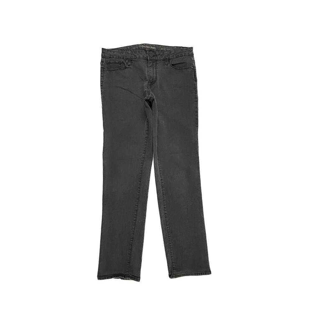 Calvin Klein Straight Leg Women's size‎ 10 Black Denim jeans
